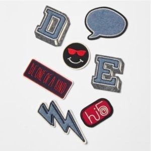 Gap Kids Customizable Chambray Adhesive Patches xED Ellen Degeneres BRAND NEW